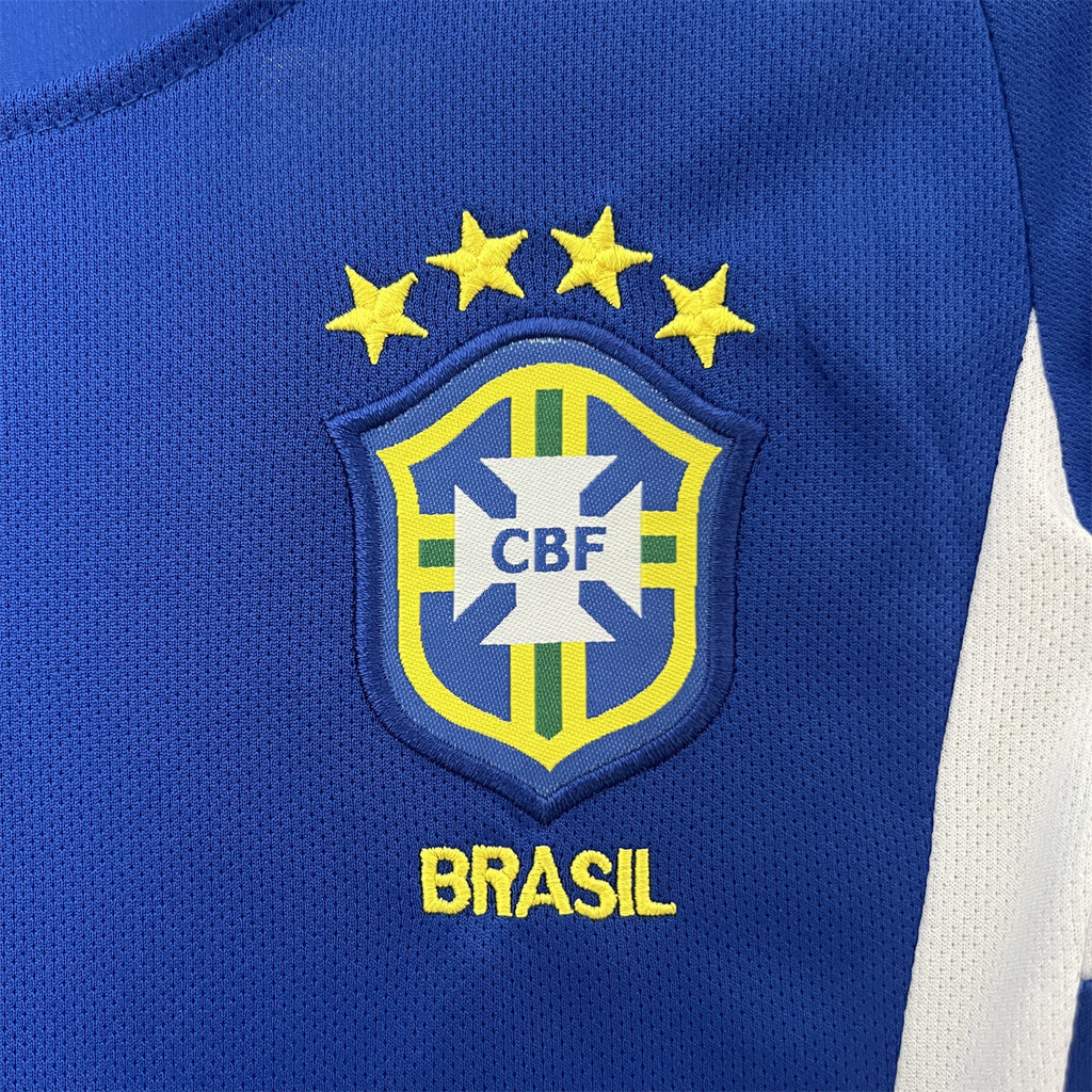 Kit Infantil Brasil 2002 Torcedor Away