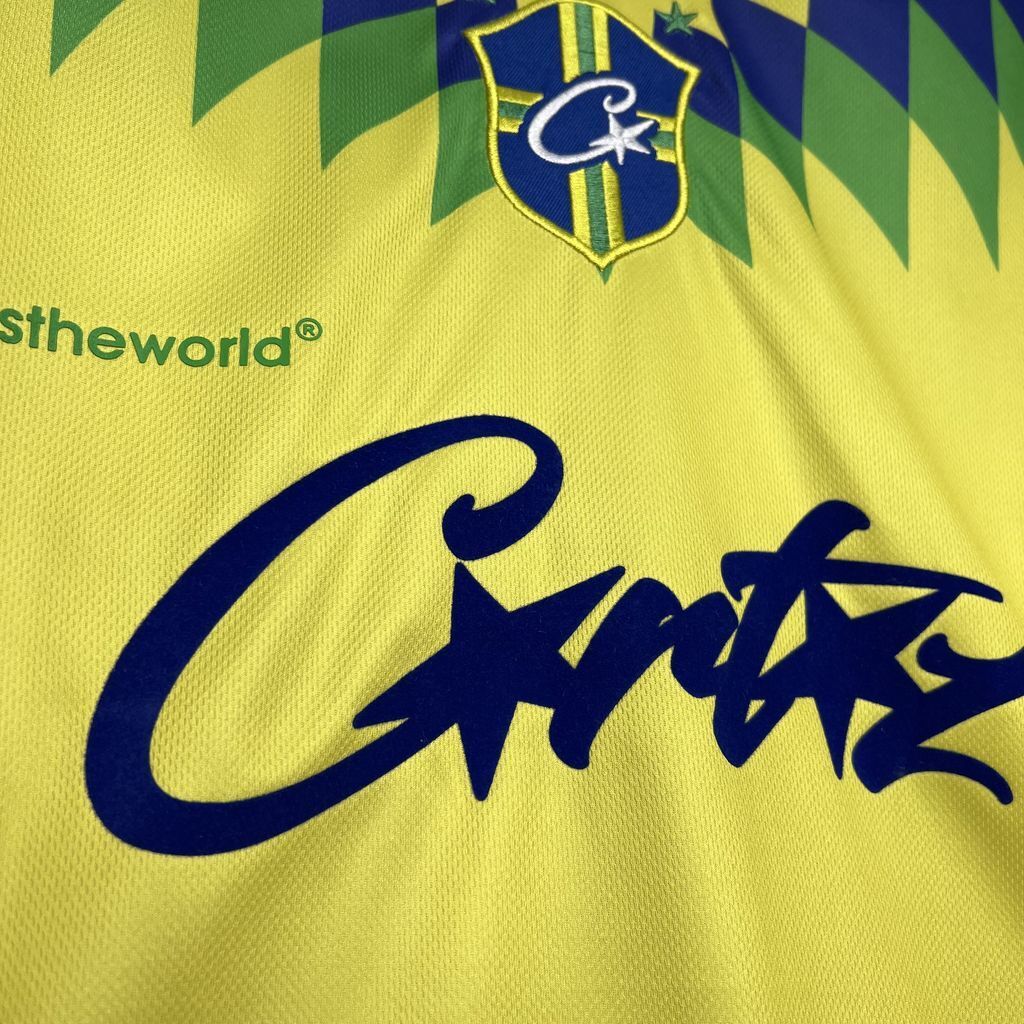 Camisa Brasil 1995/96 Torcedor Corteiz Retrô Home
