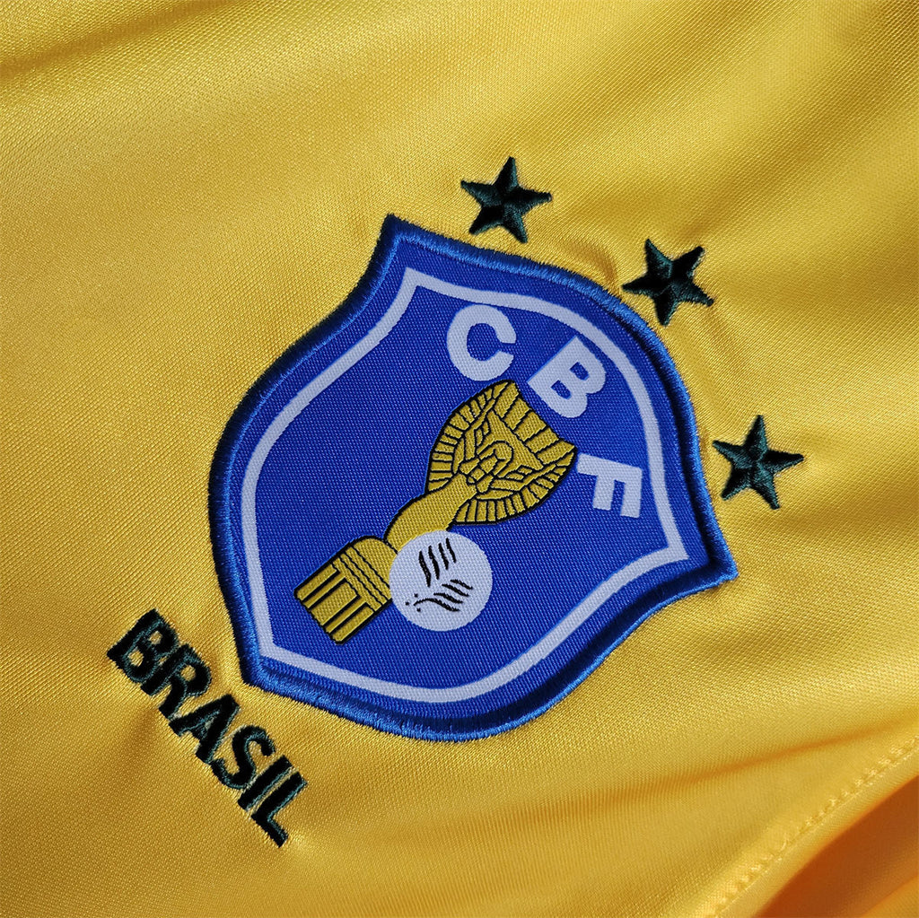 Camisa Brasil Topper 1988/90 Torcedor Retrô Home