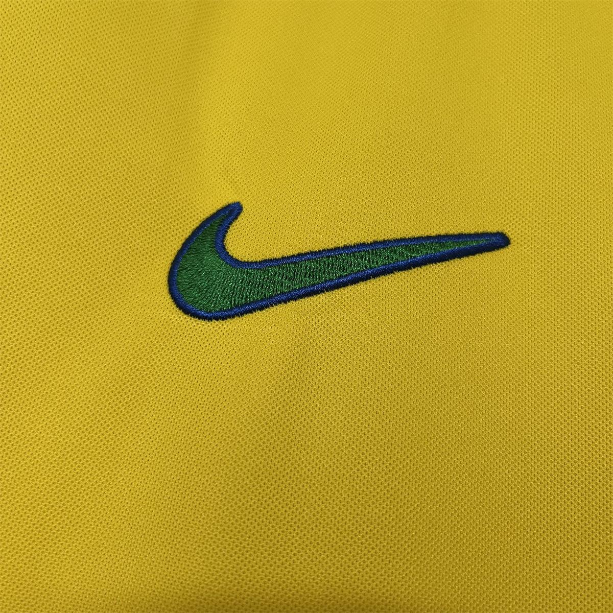Camisa Brasil 1998 Ronaldo 9 Retrô
