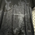Camisa Brasil Especial Cristo Redentor Torcedor Preto & Ouro