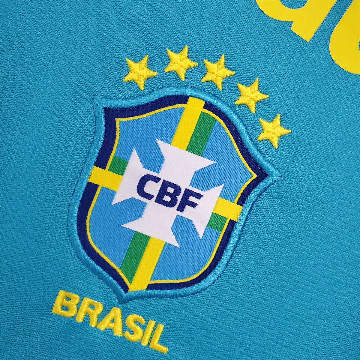 Camisa Brasil Treino 21/22 Torcedor Azul