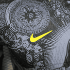 Camisa Brasil Especial Cristo Redentor em azul - Versão Jogador