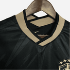 Camisa Brasil Especial Preta e Dourada