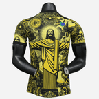 Camisa Brasil Especial Cristo Redentor em Amarelo - Versão Jogador