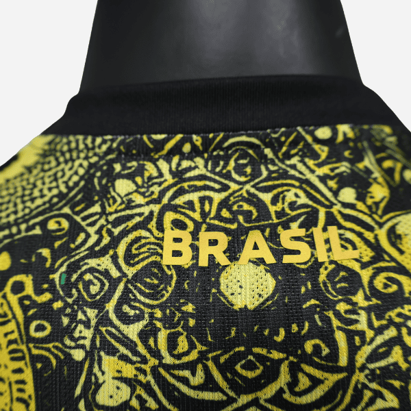 Camisa Brasil Especial Cristo Redentor em Amarelo - Versão Jogador
