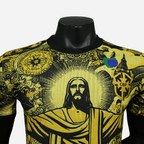 Camisa Brasil Especial Cristo Redentor em Amarelo - Versão Jogador