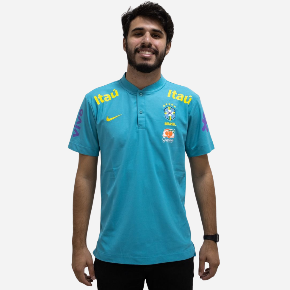 Camisa Brasil Treino 21/22 Torcedor Azul
