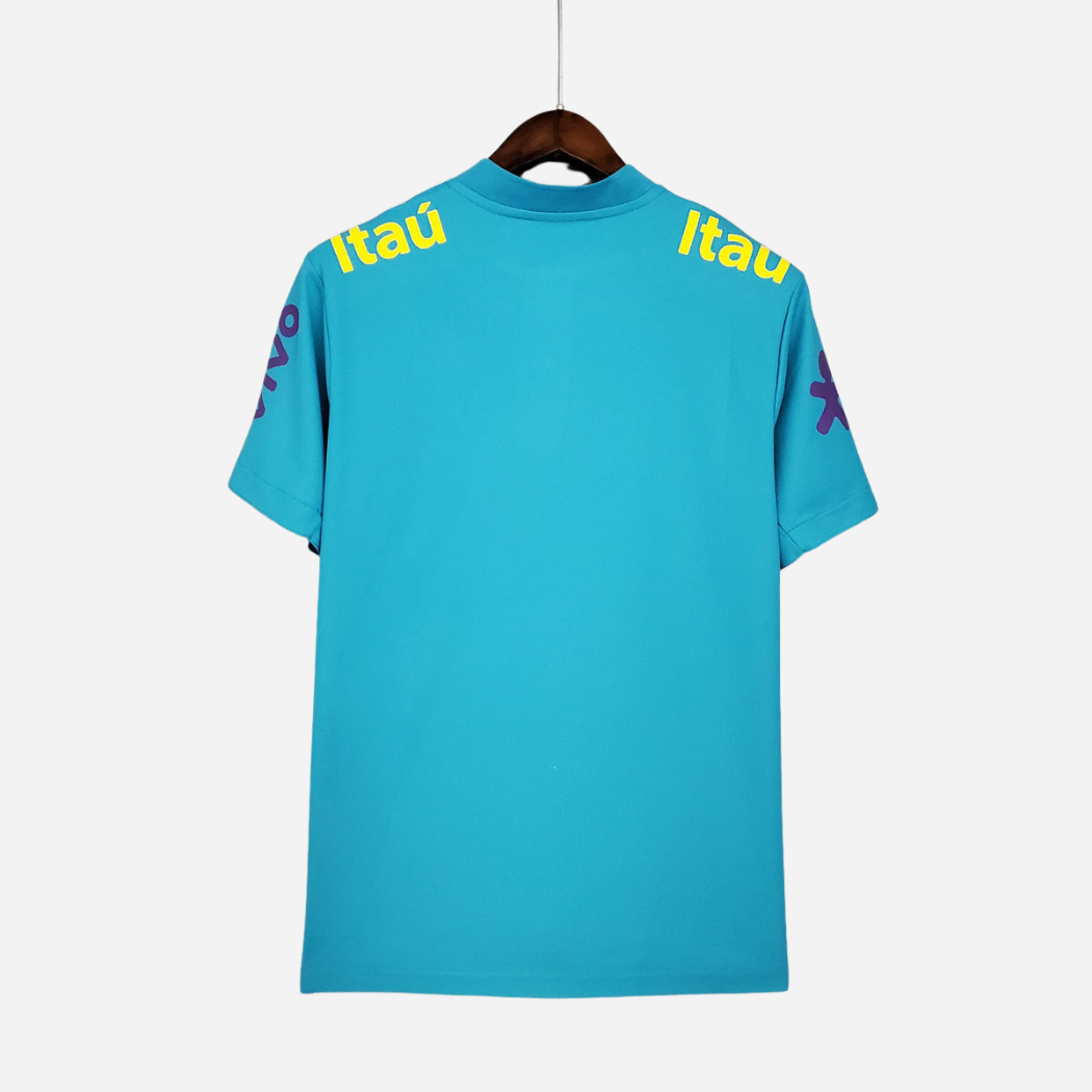 Camisa Brasil Treino 21/22 Torcedor Azul