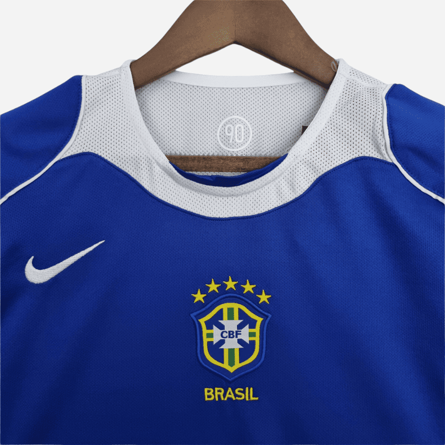 Camisa Brasil 2004 Torcedor Retrô Away