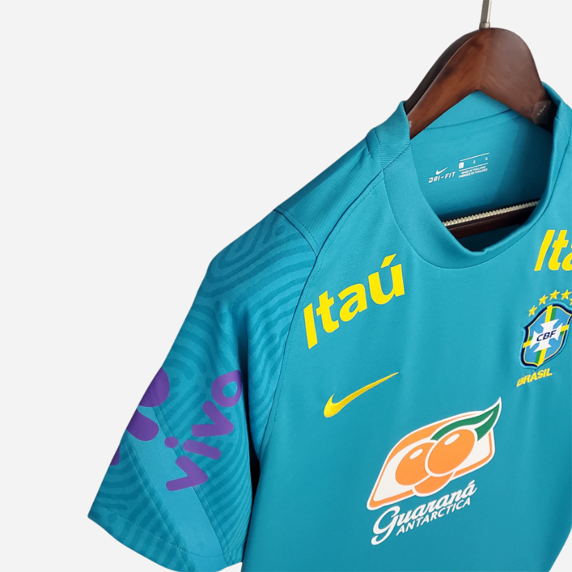 Camisa Brasil Treino 21/22 Torcedor Azul