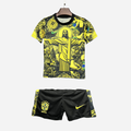 Kit Infantil Brasil Especial Cristo Redentor em Amarelo Torcedor