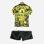Kit Infantil Brasil Especial Cristo Redentor em Amarelo Torcedor