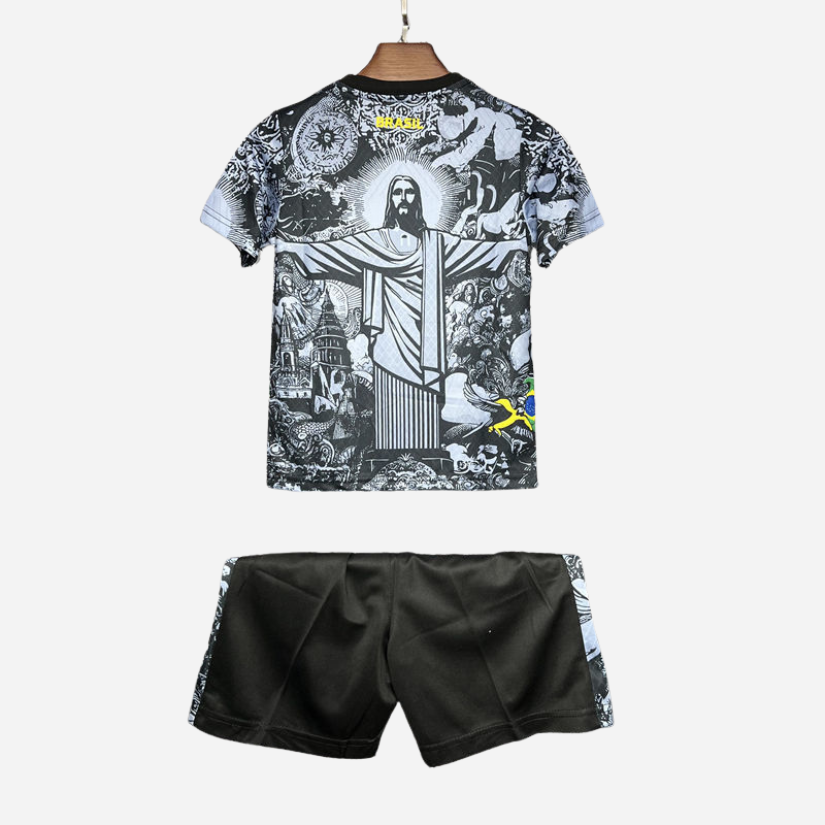 Kit Infantil Brasil Especial Cristo Redentor Torcedor