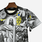 Kit Infantil Brasil Especial Cristo Redentor Torcedor