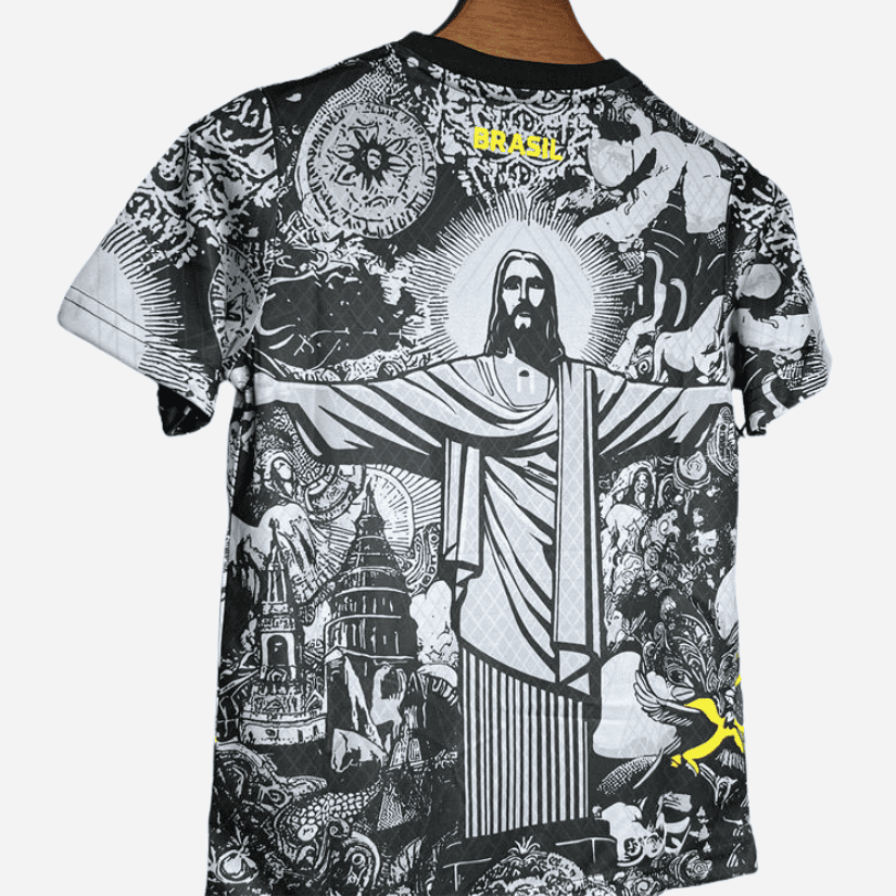 Kit Infantil Brasil Especial Cristo Redentor Torcedor