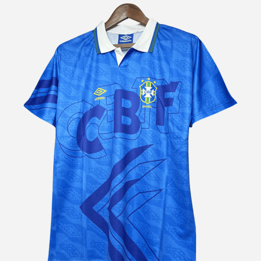 Camisa Umbro Brasil 1991/93 Torcedor Retrô Away
