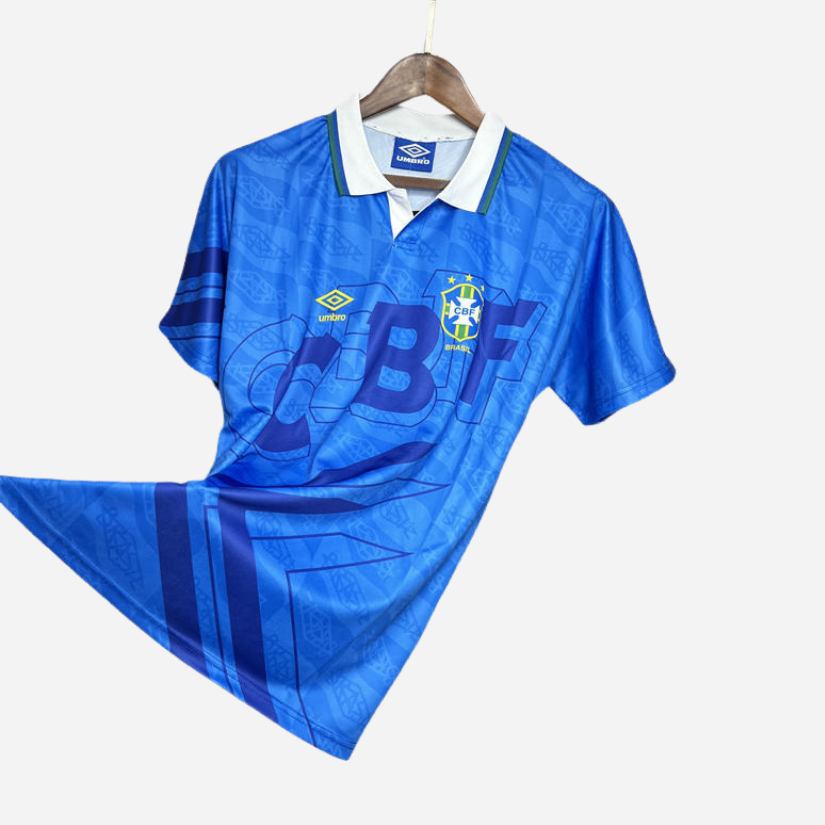Camisa Umbro Brasil 1991/93 Torcedor Retrô Away