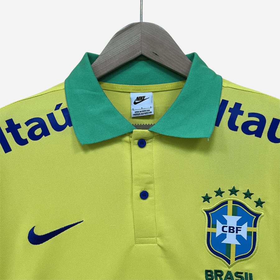 Camisa Brasil Polo Treino 22/23 Torcedor Amarelo
