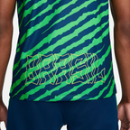 Camisa Seleção Brasileira Pré-Jogo 2022 Torcedor Verde e Azul