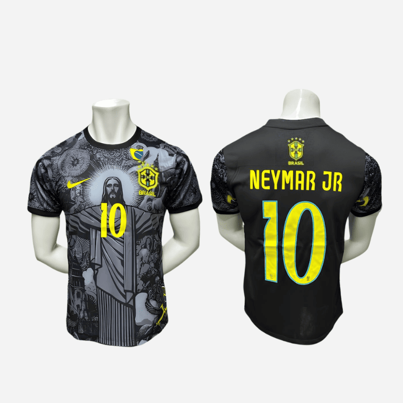 Camisa Brasil Especial Cristo Redentor Torcedor Neymar Jr 10