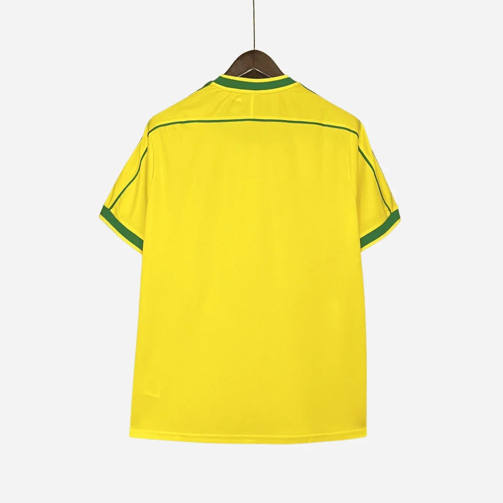 Camisa Brasil 1998 Ronaldo 9 Retrô