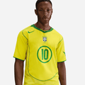 Camisa Brasil 2004 Ronaldinho 10 Retrô home