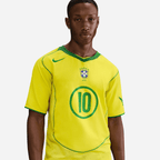 Camisa Brasil 2004 Ronaldinho 10 Retrô home