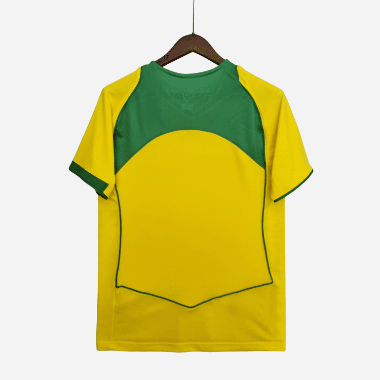 Camisa Brasil 2004 Ronaldinho 10 Retrô home