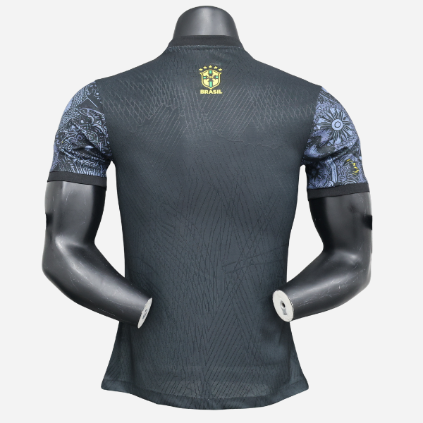 Camisa Brasil Especial Cristo Redentor em azul - Versão Jogador