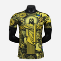 Camisa Brasil Especial Cristo Redentor em Amarelo - Versão Jogador