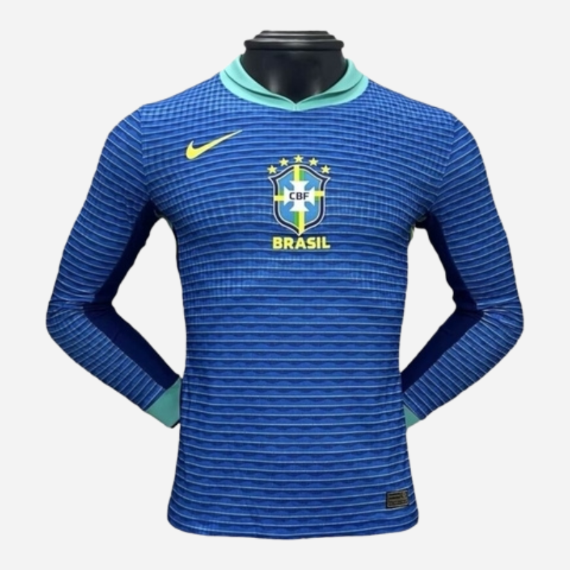 Camisa Brasil 24/25 Manga Longa - Versão Jogador Away