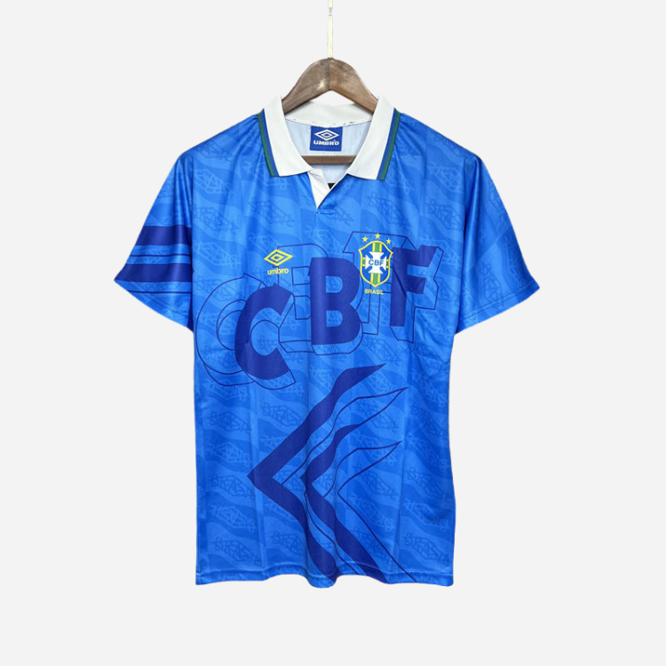 Camisa Umbro Brasil 1991/93 Torcedor Retrô Away