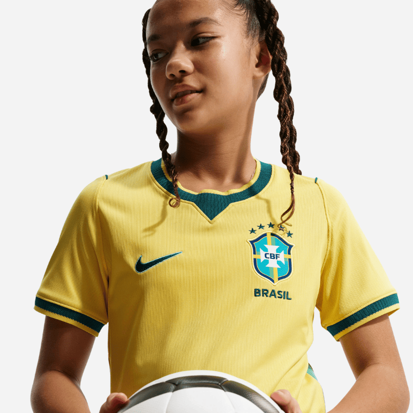 Camisa Brasil I 2026/27 Torcedor Infantil