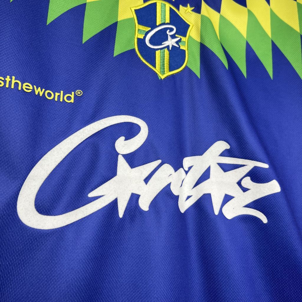 Camisa Brasil 1995/96 Torcedor Corteiz Retrô Away