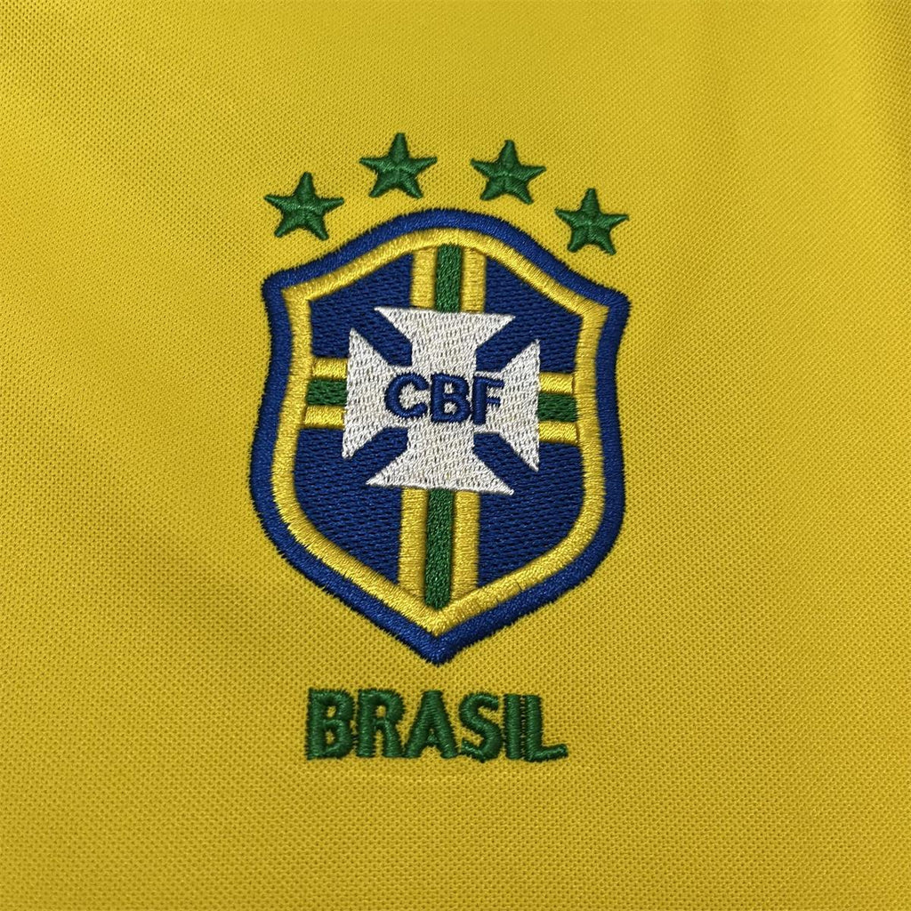 Camisa Brasil 1998 Ronaldo 9 Retrô
